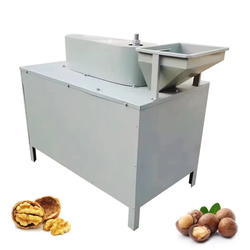 Macadamia Shelling Machine Walnut Breaking Shell Crushing Machine Pecan Sheller Machine