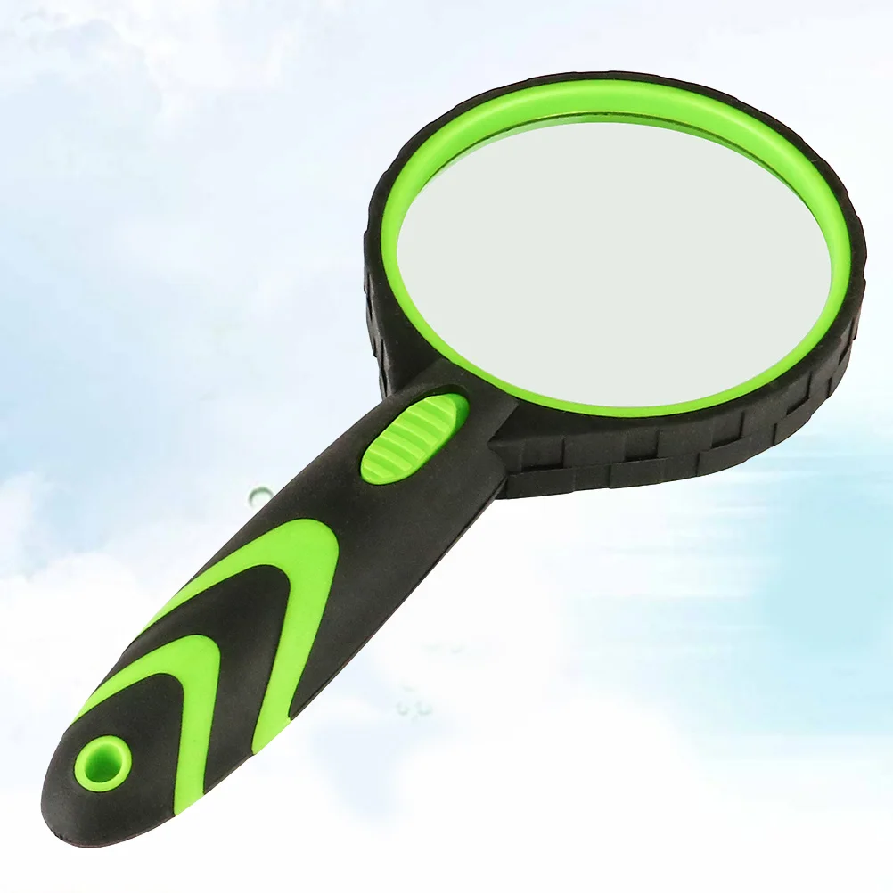 

75Mm Lens Diameter 10X Magnifying Glass Handheld Magnifier with 2 LED Lamp Compact Lightweight for Detection