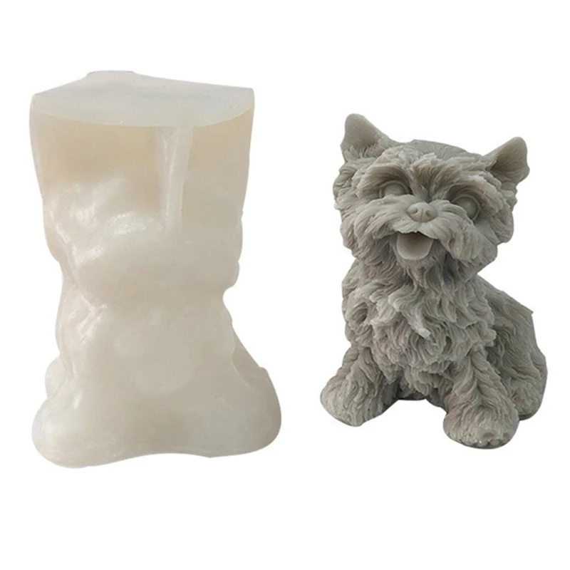 

CuteLittle Dog Fondant Epoxy Ornaments Molds Manual Aromath Soap Molds Drop shipping