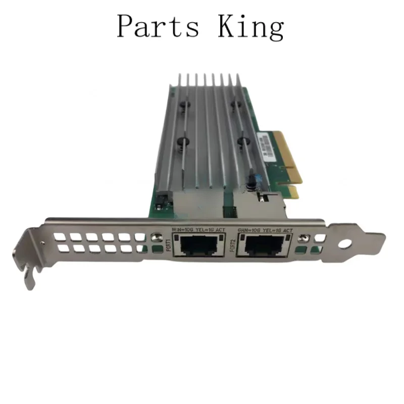 For Dell Qlogic QL41132HFRJ 10G Double Electrical Port 10 Gigabit PCIE Network Card NV5DW 0NV5DW AH2010405-43 C