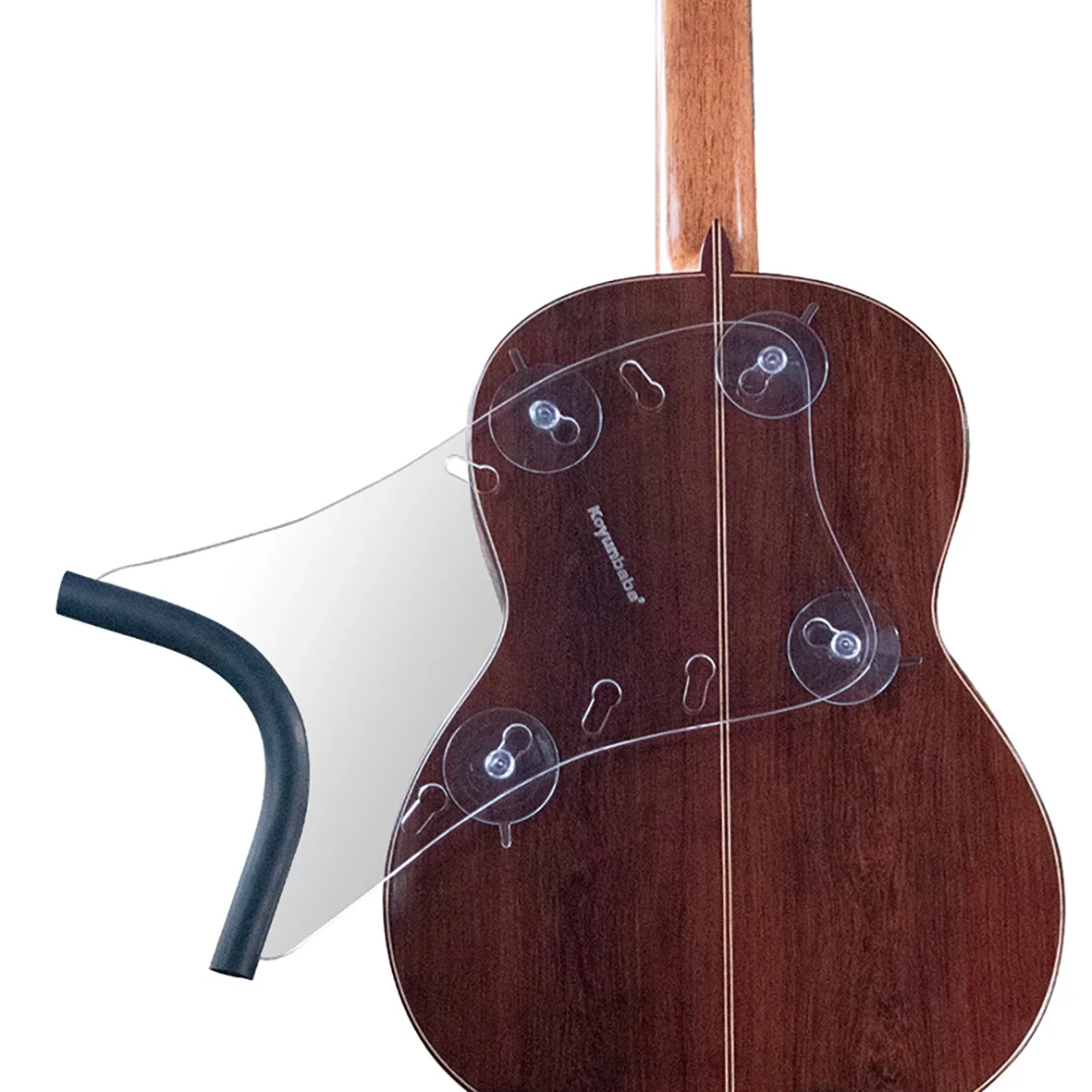 

A57T Koyunbaba Guitar Support Back Suction Streamliner Stand for Ukulele/Classical Flamenco Acoustic Guitar Play Left or Right C