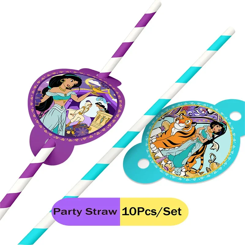Disney Jasmine Princess Aladdin Theme wedding centerpieces for tables bridesmaid gift stickers cake stand party decor kids decor