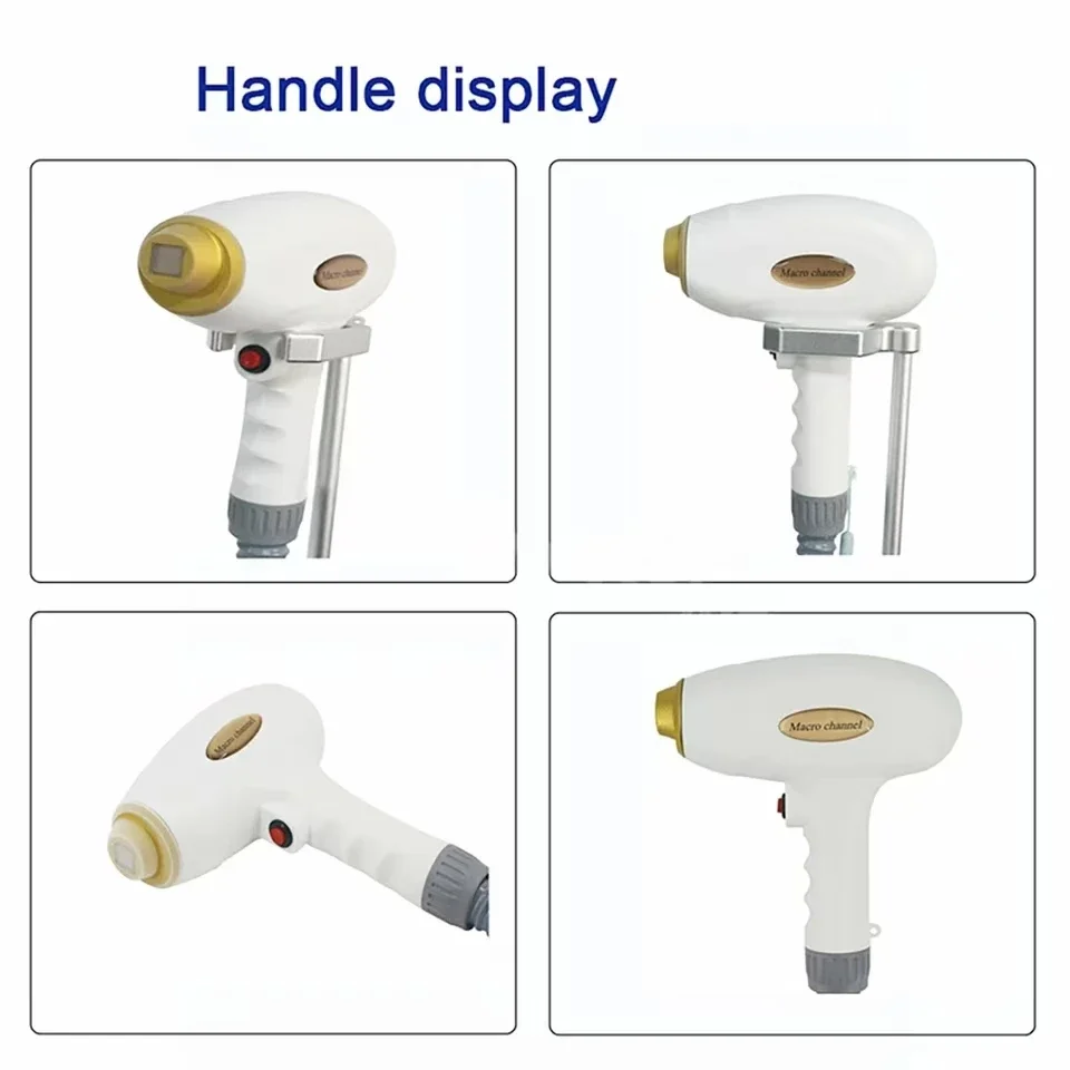 808 أجزاء مقبض آلة إزالة الشعر بالليزر ديود 50 مليون دورق