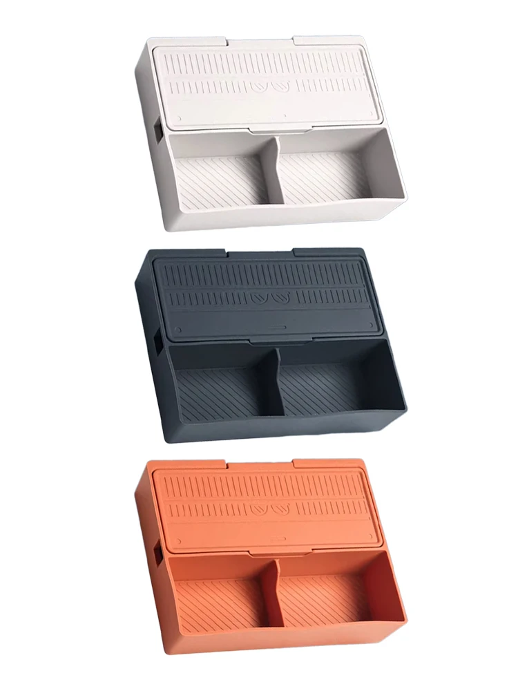 

For Lynk&Co 900 Silicone Armrest Storage Box Vehicle Mounted Interior Storage Compartment