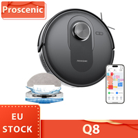Proscenic Q8 Robot Vacuum and Mop Combo, 4200 Pa Suction, Lidar Nav, 200Min Runtime, Automatic Self-Charging, App Control