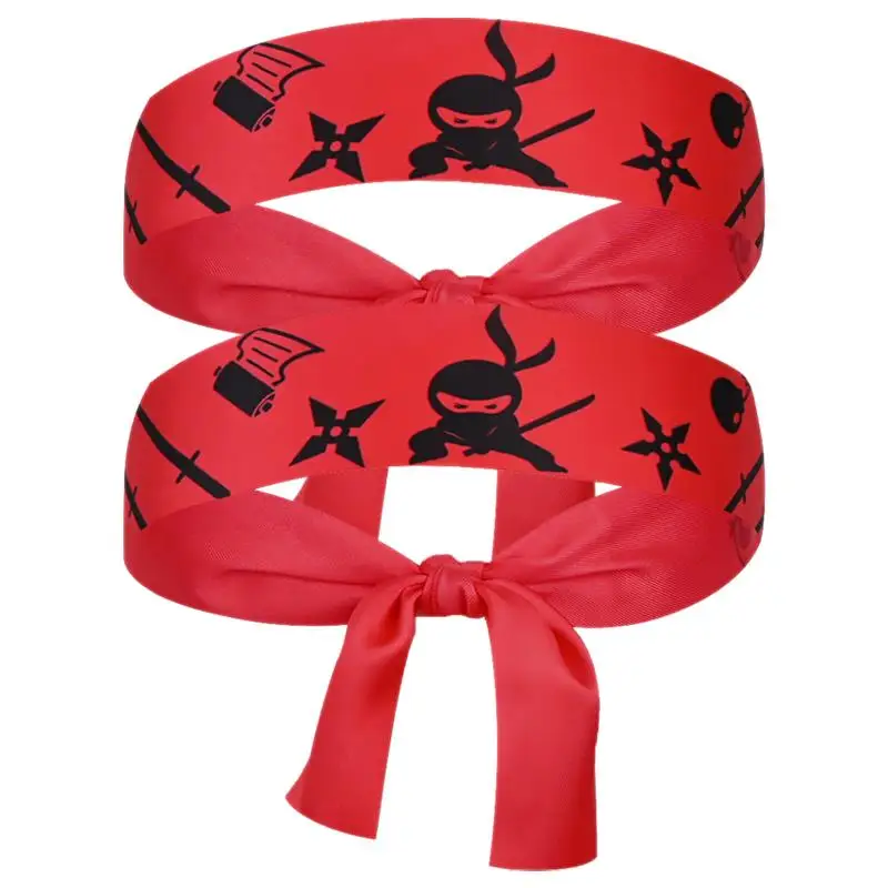 

2pcs Karate Japanese Karate Training Headband Japanese Birthday Party Decoration Karate Themed Japanese Karate Training