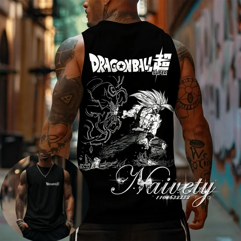Camiseta sin mangas con estampado de Dragon Ball Super Gohan Beast, de secado rápido, para hombre y niño, talla grande, estilo urbano, colección verano 2026
