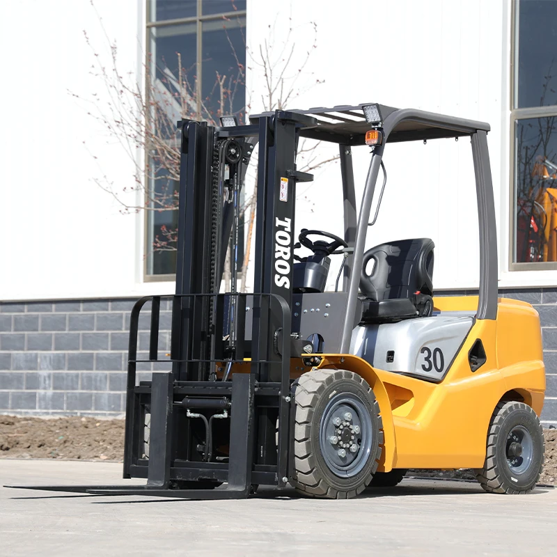 Powerful 3 Ton diesel Forklift, Full-duty Heavy-duty Loading and Unloading Machinery