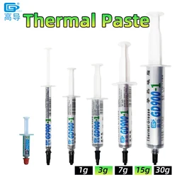 GD900-1 Thermal Grease Thermal Paste Conductive Heat Sink Compound Plaster 6.0 W/M-K 1/3/7/15/30g For CPU GPU Cooling Cooler SSY