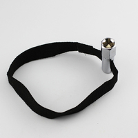 Flexible Use Oil Filter Wrench Featuring a Strong Nylon Strap and Compatible with Any Standard Size 1/2 Drive Socket