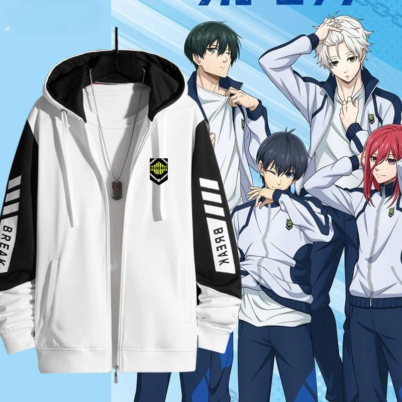 3D принт аниме синий замок на молнии женская/мужская толстовка с капюшоном уличная одежда хип-хоп куртка на молнии с капюшоном повседневная спортивная одежда