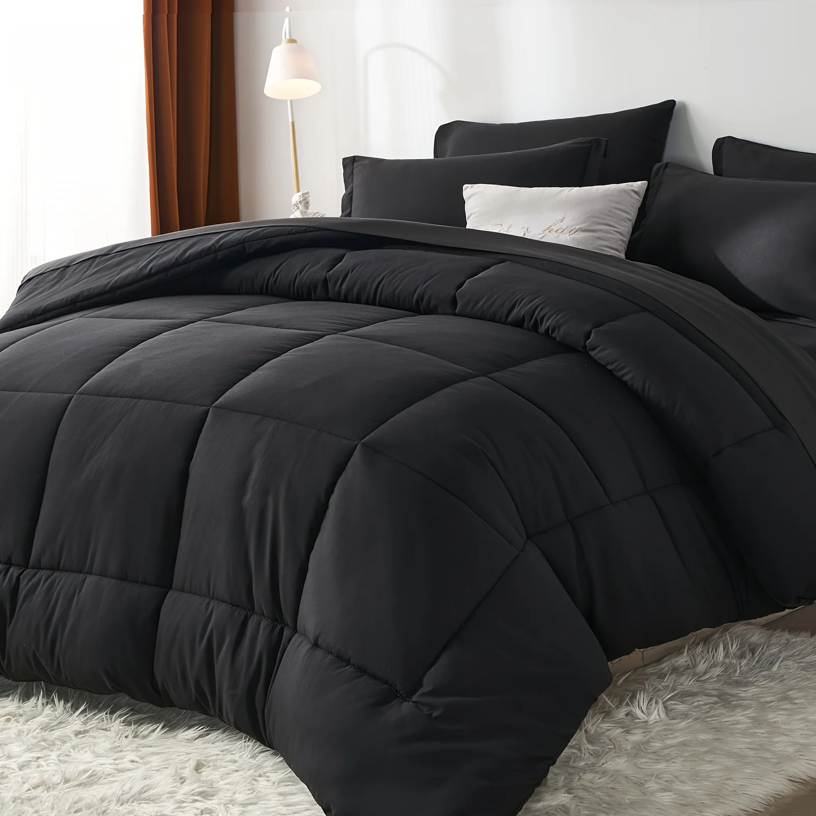 

Luxurious Down Alternative Comforter Sets - Quilt Sets With Soft Microfiber,