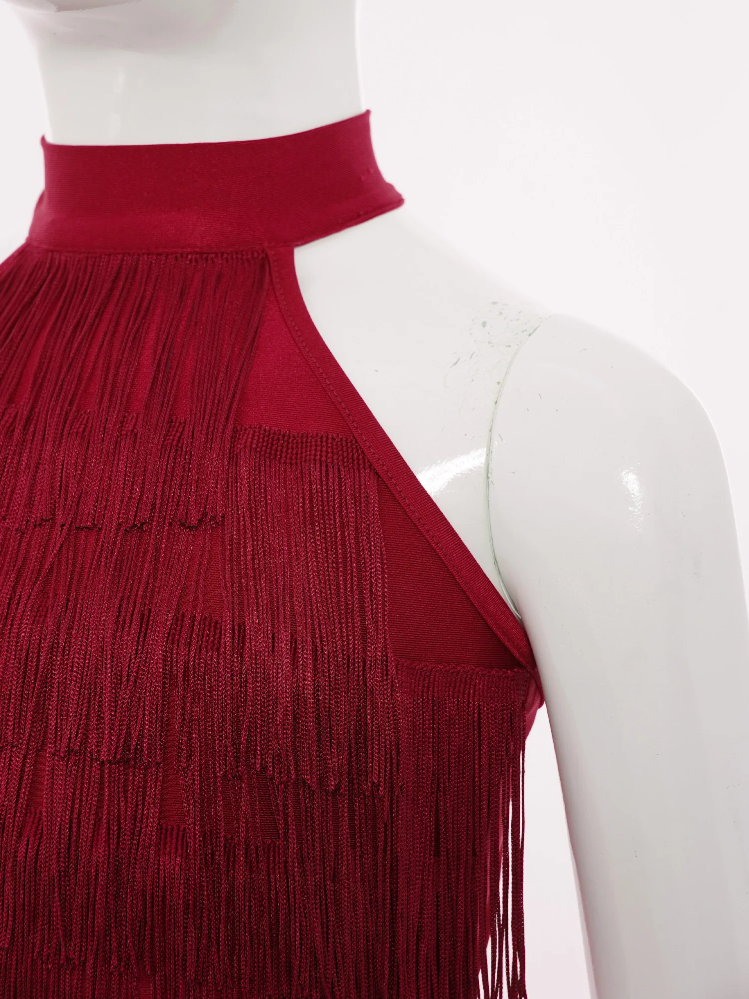 

Kids Girls Latin Dance Cropped Top Vest Belly Dance Tango Carnival Party Dancewear Latin Salsa Costumes Tassel Dancing Skirted