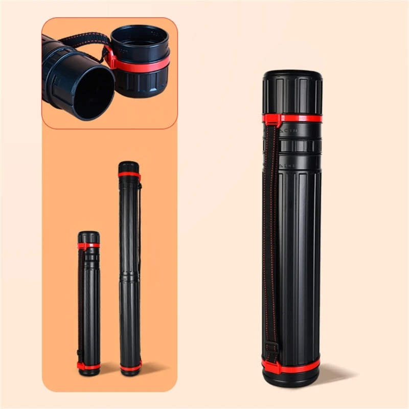 

Telescopic Poster Tube 6.5cm, Extendable Art Carrier from 45 to 70cm, Waterproof Document Storage Case for Artists Architects