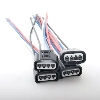 4個點火線圈連接器,相容於90980-11885 90919-02240線束,適用於豐田凱美瑞、卡羅拉、Scion tC,可替換 6 最佳銷售 印度花冠部件 - №2