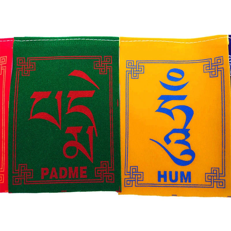 10pc/string Religious Mini Colorful Prayer Flags Wind Horse Flag Buddhist Ceremony Flag Ceremony Flags Tibetan Buddhist Supplies