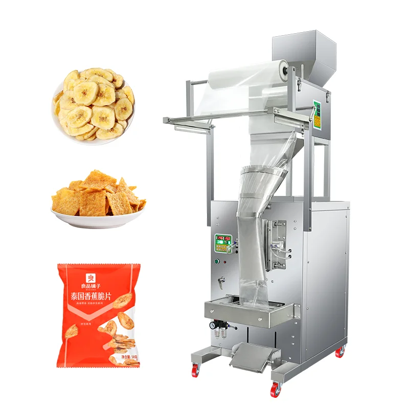 

PLC for Pack Machine Strip Chip Packaging Machine 100 Gram Seed Sugar Back Seal Powder/ Granule Packaging Machine