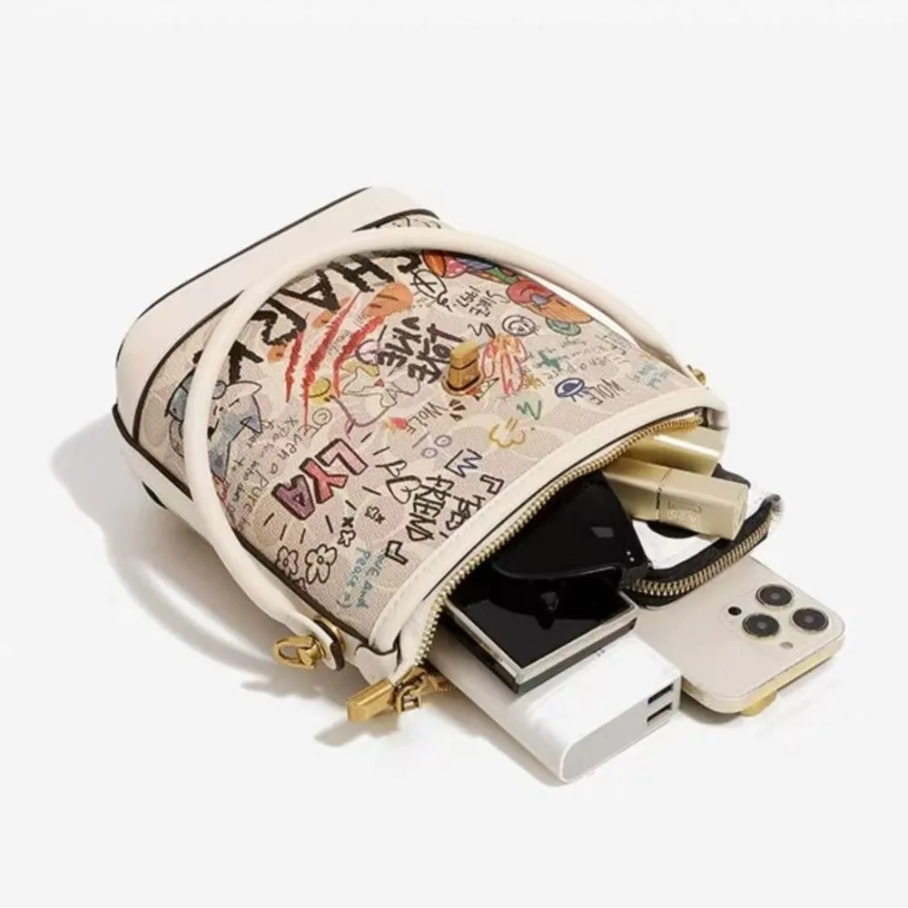 Women's handbag 2026 autumn/winter new designer high-end water bucket bag, fashionable and versatile single shoulder crossbody