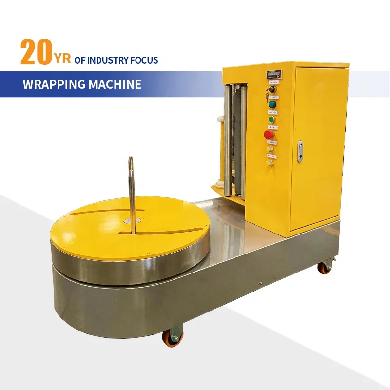 Automatic Suitcase Wrapping Machine Patented Airport Luggage Wrapping Equipment