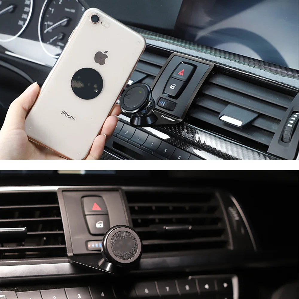 Car Phone Holder For BMW F30 F31 3-Series F32 F33 F34 F35 F36 4-Series F20 F21 Air Vent Mount Magnetic Bracket Car Accessories