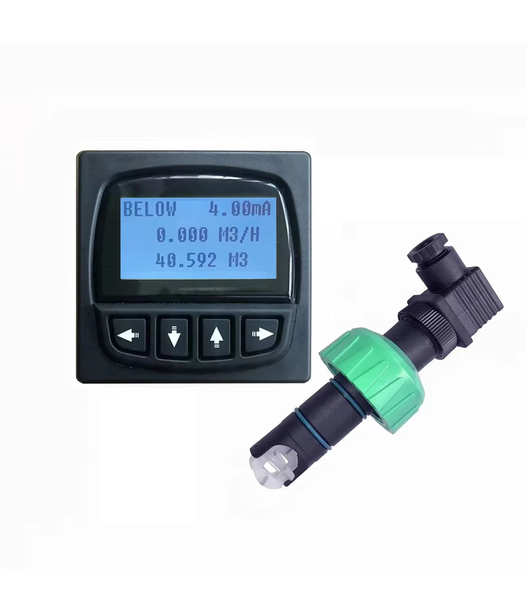 DN15-DN100 0.3-12m/s 0 to 60 Celsius JIRS Online Corrosion Resistant Impeller Flowmeter for Chemical Wastewater RO Irrigation