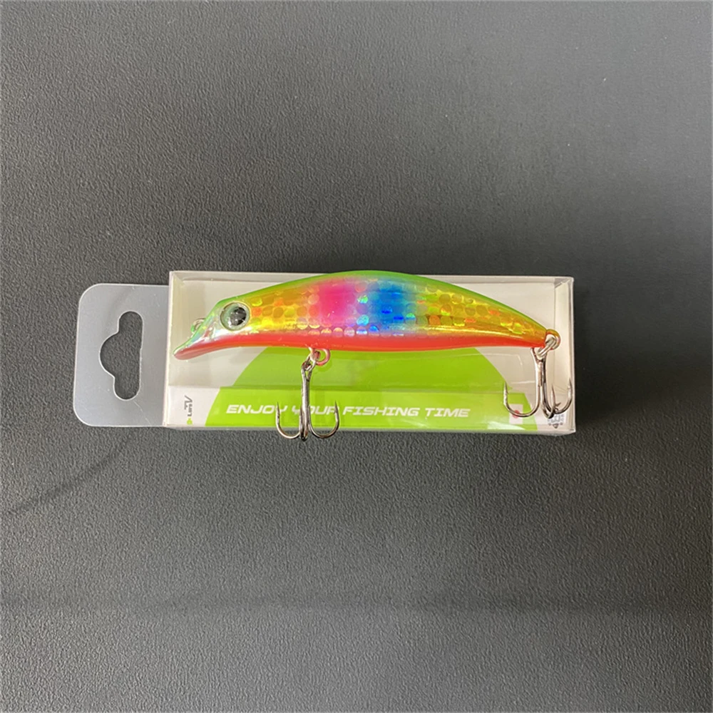 LURETV Japón SASUKE 7,5 cm pececillo que se hunde-señuelo de asesino depredador de fundición larga para peces mandarín/mares/pike Crankbait de buceo profundo