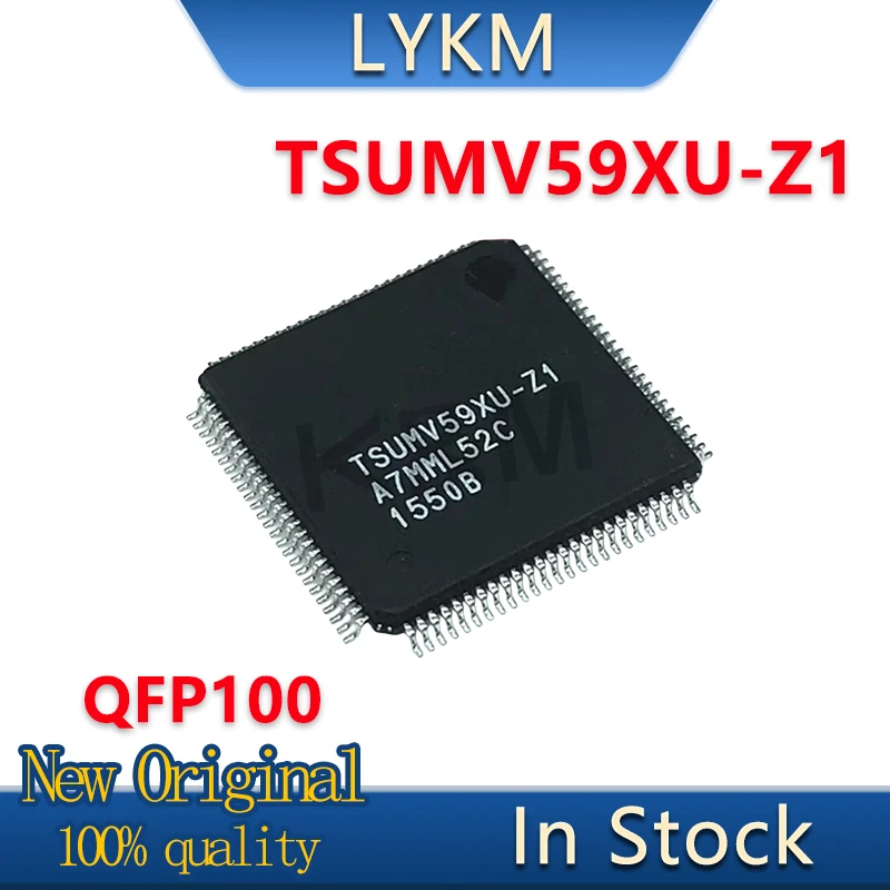 1-5/PCS New Original TSUMV59XU-Z1 TSUMV59XU Z1 QFP-100 Liquid crystal drive chip In Stock