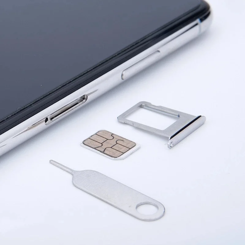 10Pcs SIM Card Remover Practical SIM Card Tray Eject Pin Ultra-light Card Pin SIM Card Tray Ejector Needle for Smartphone