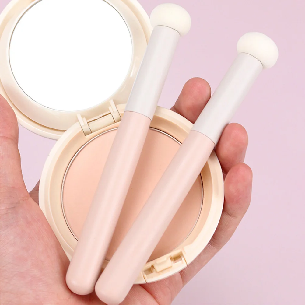 4 Stücke Pilz Concealer Pinsel Puderquaste Foundation Schwamm Make-Up Applikator Werkzeug für Make-Up Concealer Pinsel