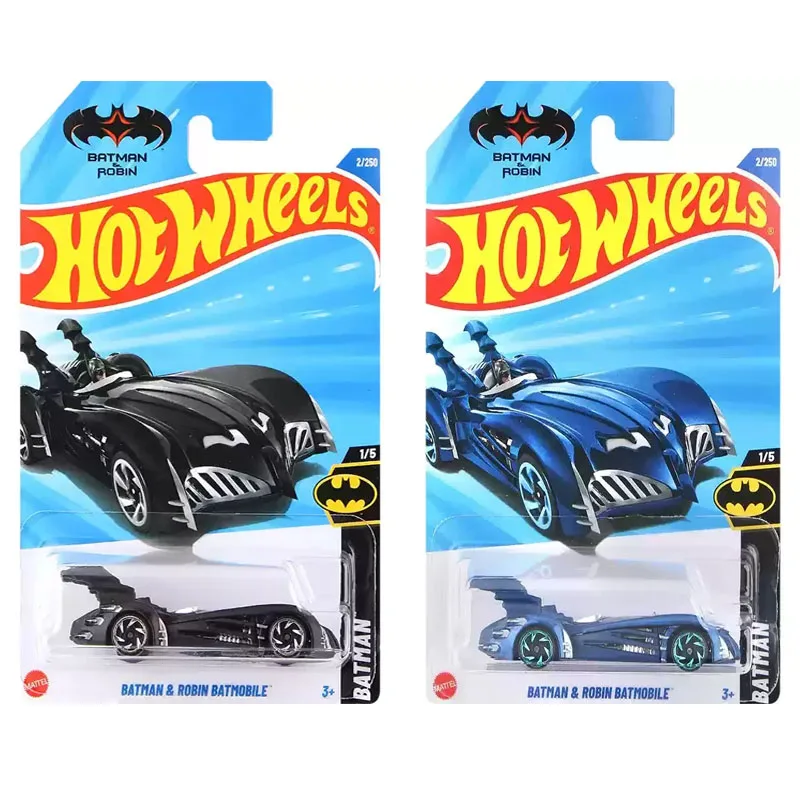 2025H оригинальный автомобиль Hot Wheels Batman Robin Batmobile, игрушки для мальчиков, 1/64, литая под давлением Voitures, коллекция металлических моделей, подарок на день рождения
