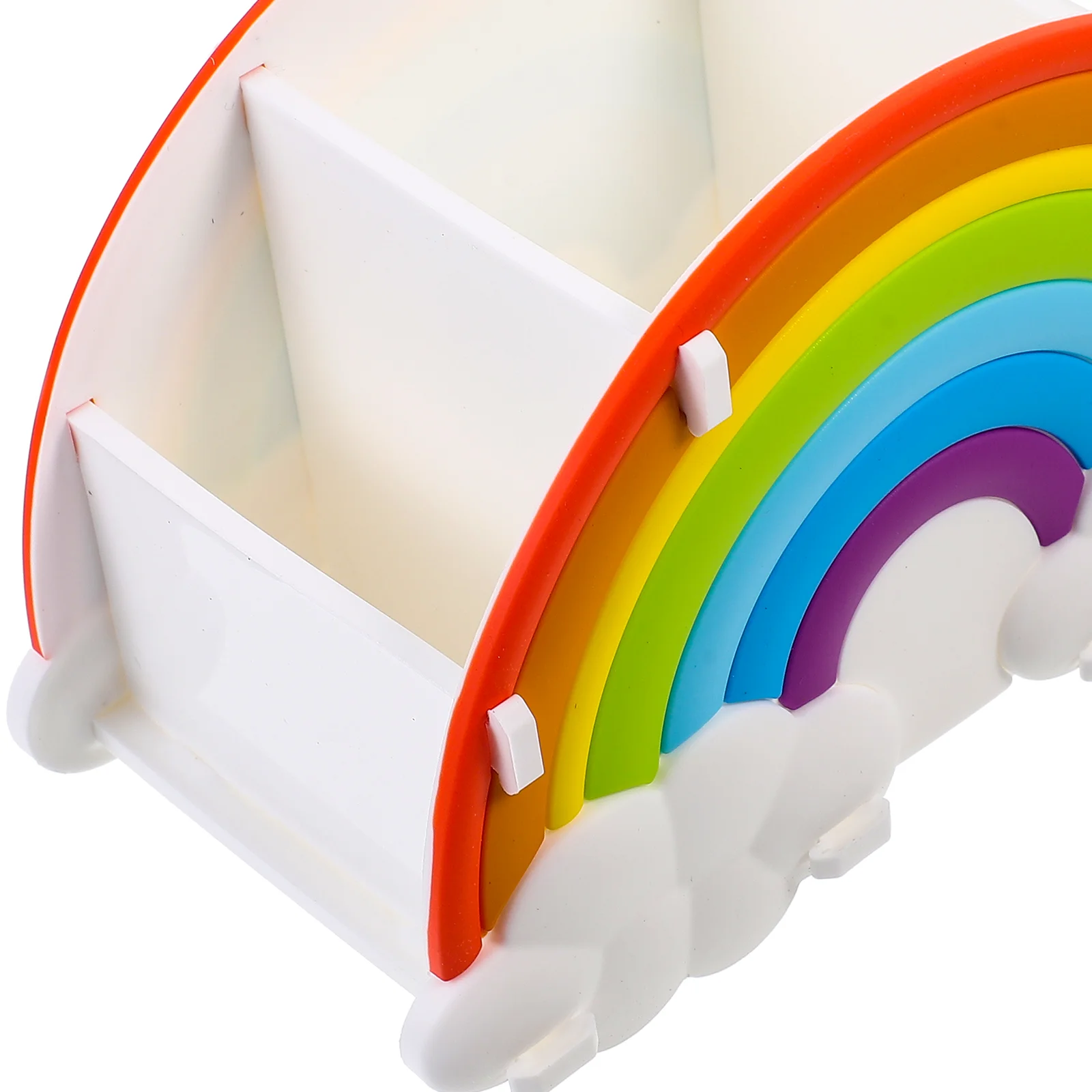 Caixa De Armazenamento Multifuncional Para Maquiagem Escova, Rainbow Bridge, Lápis Titular, Desk Organizer