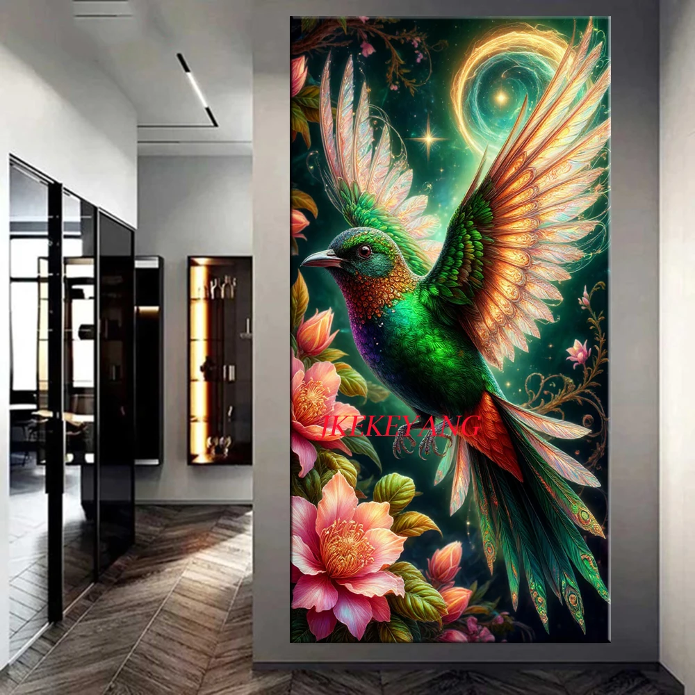 

Beautiful Bird and Flowers Picture DIY Diamond Painting Cross Stitch Full Drills Diamond Mosaic New Collection Home Decor