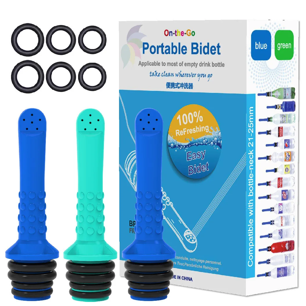 Pocket Bidet Sprayer Personal Cleaner Hand Held Seat Toilet Bidet Tackle Hygiene Washing Travel Wash Nozzle Bidet Parts