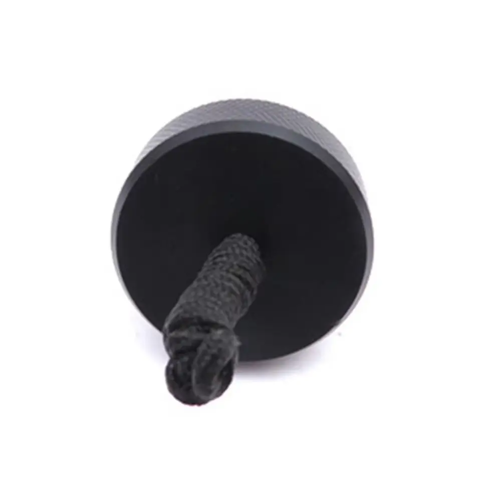 1Pcs ABS Plastic Scuba Diving Dust Cap Black Male Threaded Plug Dive Valve Dust Cover Swivel Lanyard 25x23mm