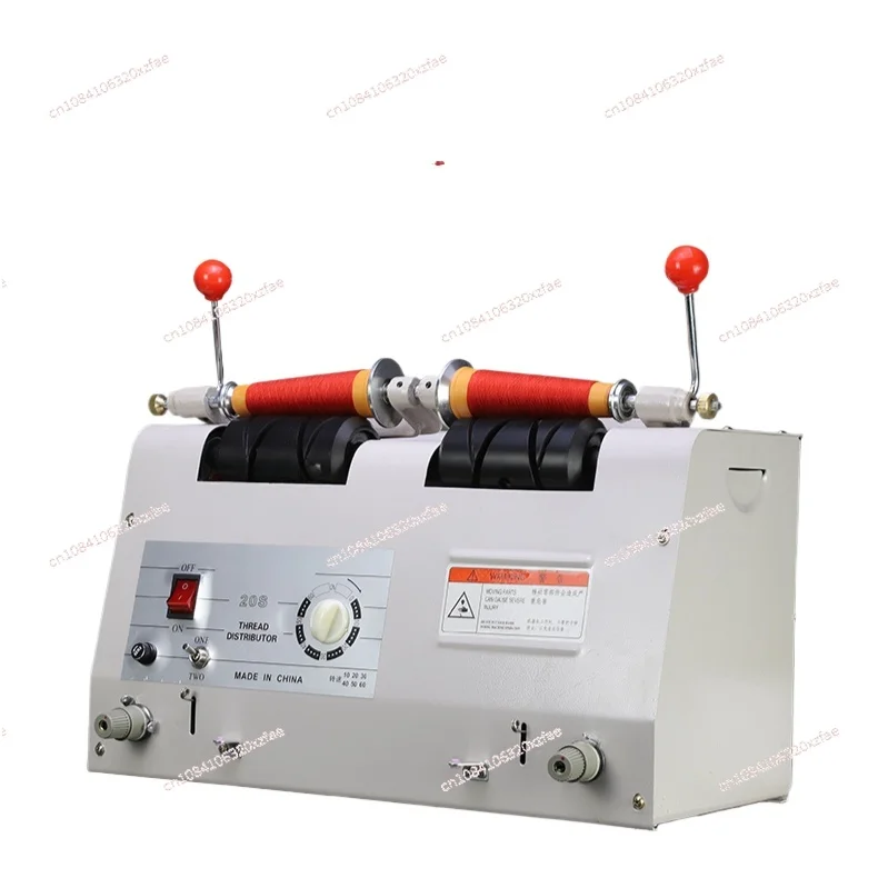 Double two-end winding machine for sewing, reeling machine, reversing machine, automatic optional embroidery