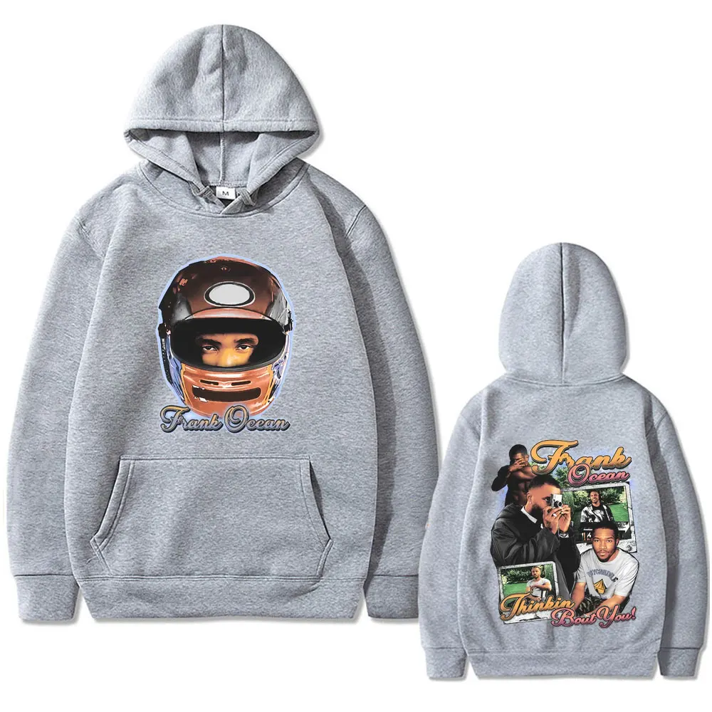 Rapper Frank Fashion Hoodie Men Women Ocean Hip Hop Streetwear Blond Oversized Hoodies Unisex Casual Fleece Cotton Sweatshirt