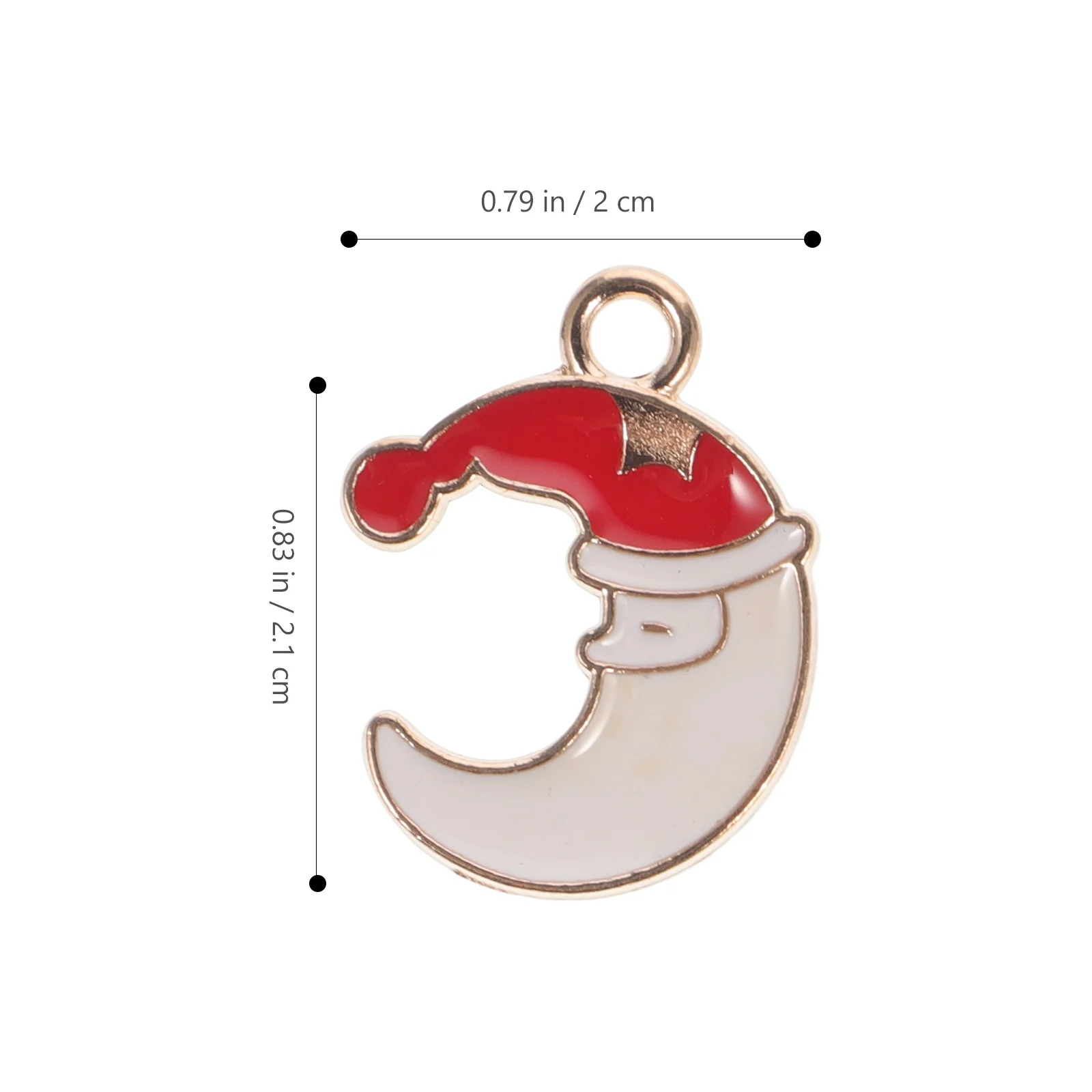 1 مجموعة عيد الميلاد مجوهرات سحر سبيكة قلادة عقد دي اي واي سوار المفاتيح صنع لوازم عطلة الزينة #3