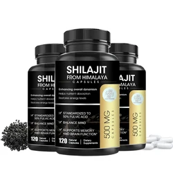 Shilajit Supplement For Immune System, Memory & Brain Health, Accelerate Body Metabolism Energy Production Athletic Performance