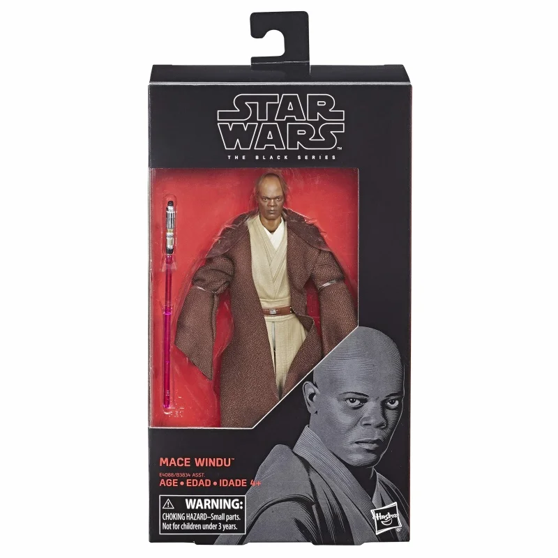 Hasbro Original STAR WARS The Black Series 6inch Mace Windu Collectible Action Figure Toys