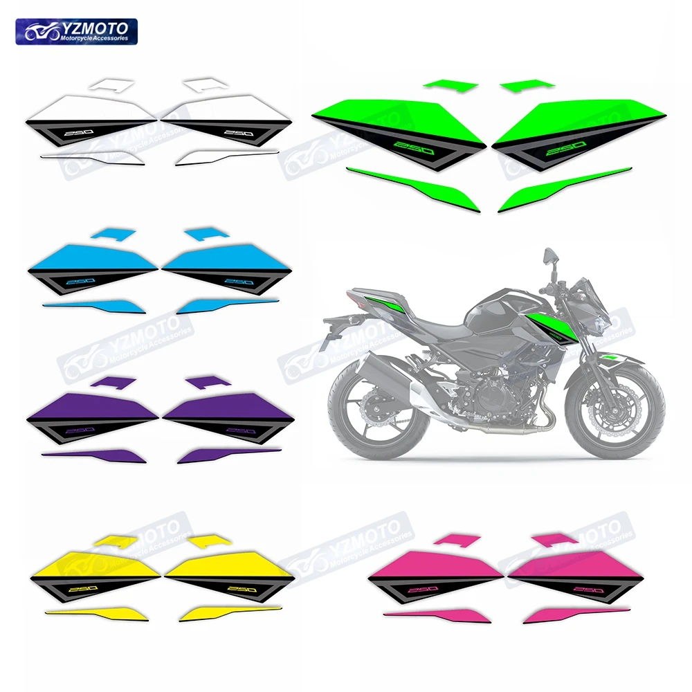 

Для NINJA Z250 2018 2019 2020 2021 2022 2023 обтекатель мотоцикла, боковая крышка, наклейка на заднее хвостовое крыло, декоративная наклейка