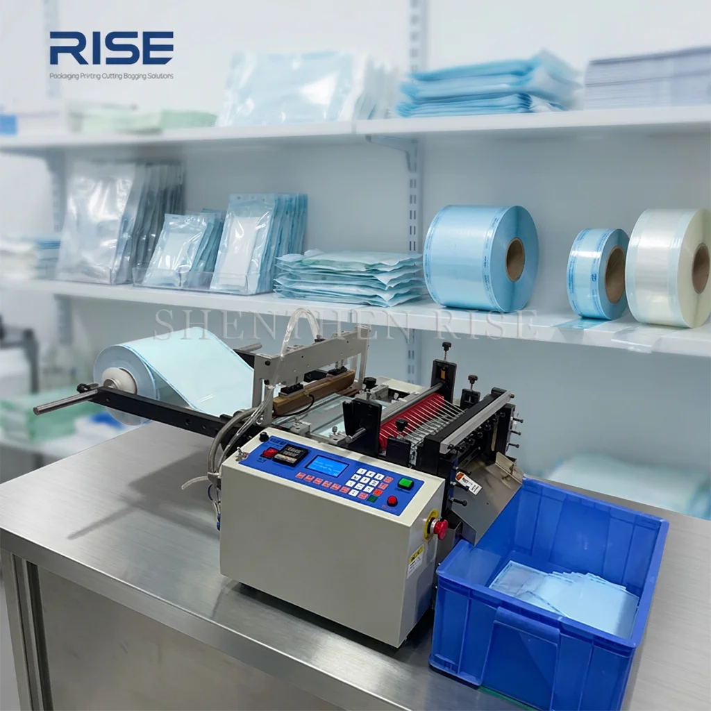 Fully Automatic High-Speed Plastic Bag Making Machine with Punching Heat Sealing Cutting