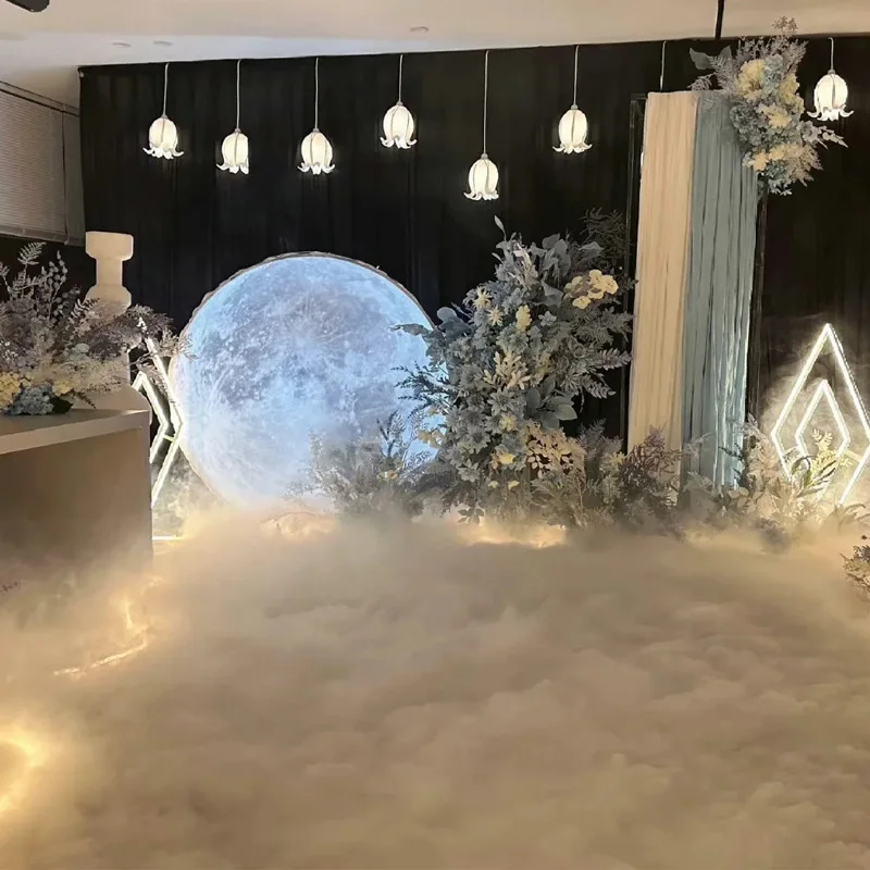 

Мощная дым-машина 4000 Вт для свадеб, сценическая машина для сухого льда, спецэффекты для KTV, двухтрубная машина для создания тумана, дым-машина для свадеб