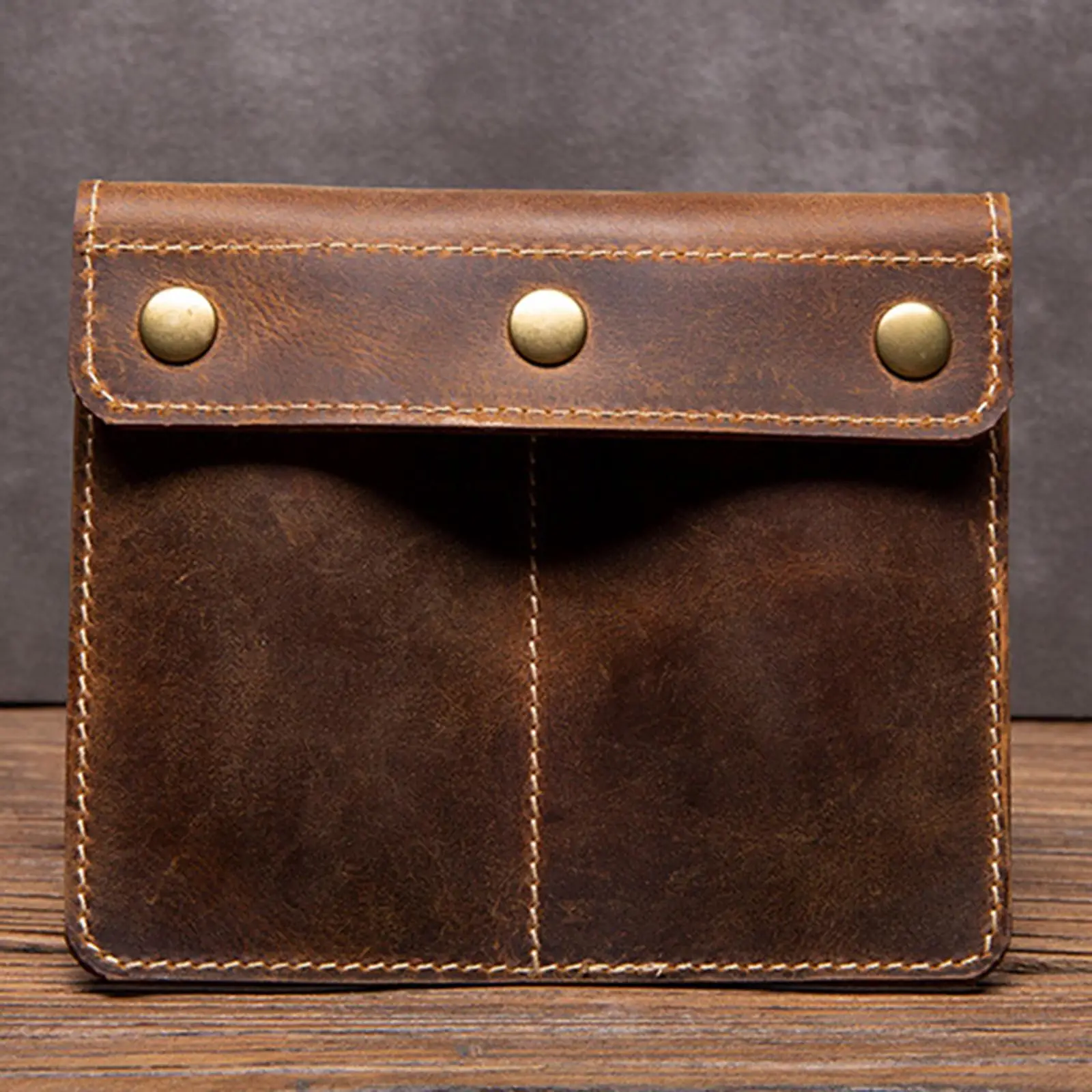 

Retro Travel Leather Watch Pouch Bracelet Storage Bag Holder, Finely Hand Stitched