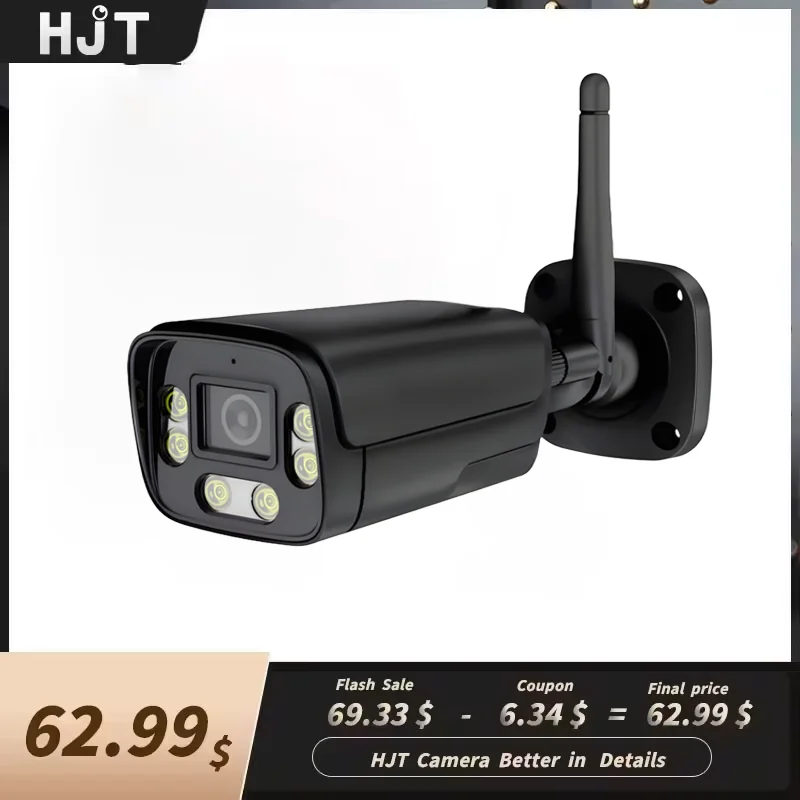 

HJT 8MP 4K IP камера Wi-Fi наружное наблюдение за безопасностью дома 3,6 мм CCTV Wi Fi камера 5MP видео Wi-Fi водонепроницаемый