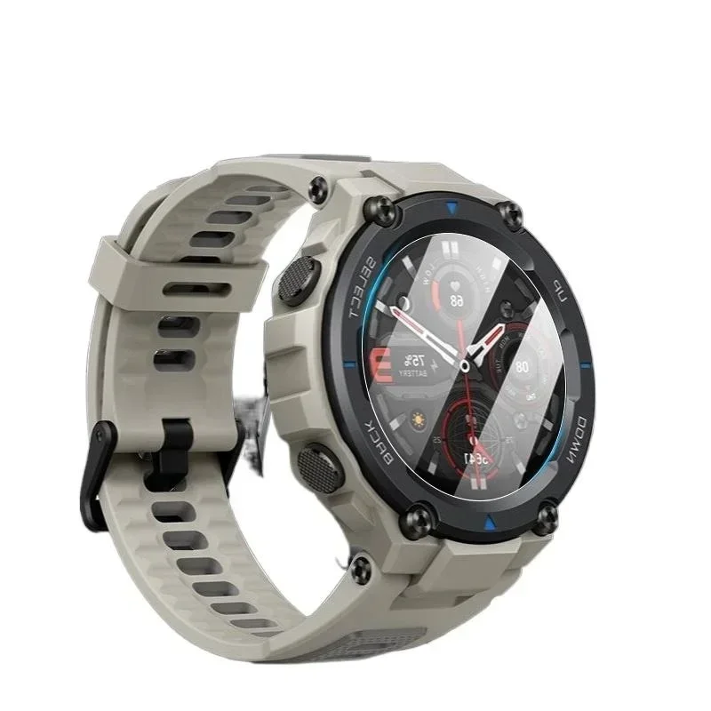 For Amazfit GTR 42 47mm T-Rex 2 3 T-Rex Pro T-Rex 3 Ultra - Tempered Glass Screen Protector - Anti - Scratch HD 9H Hardness GFHO