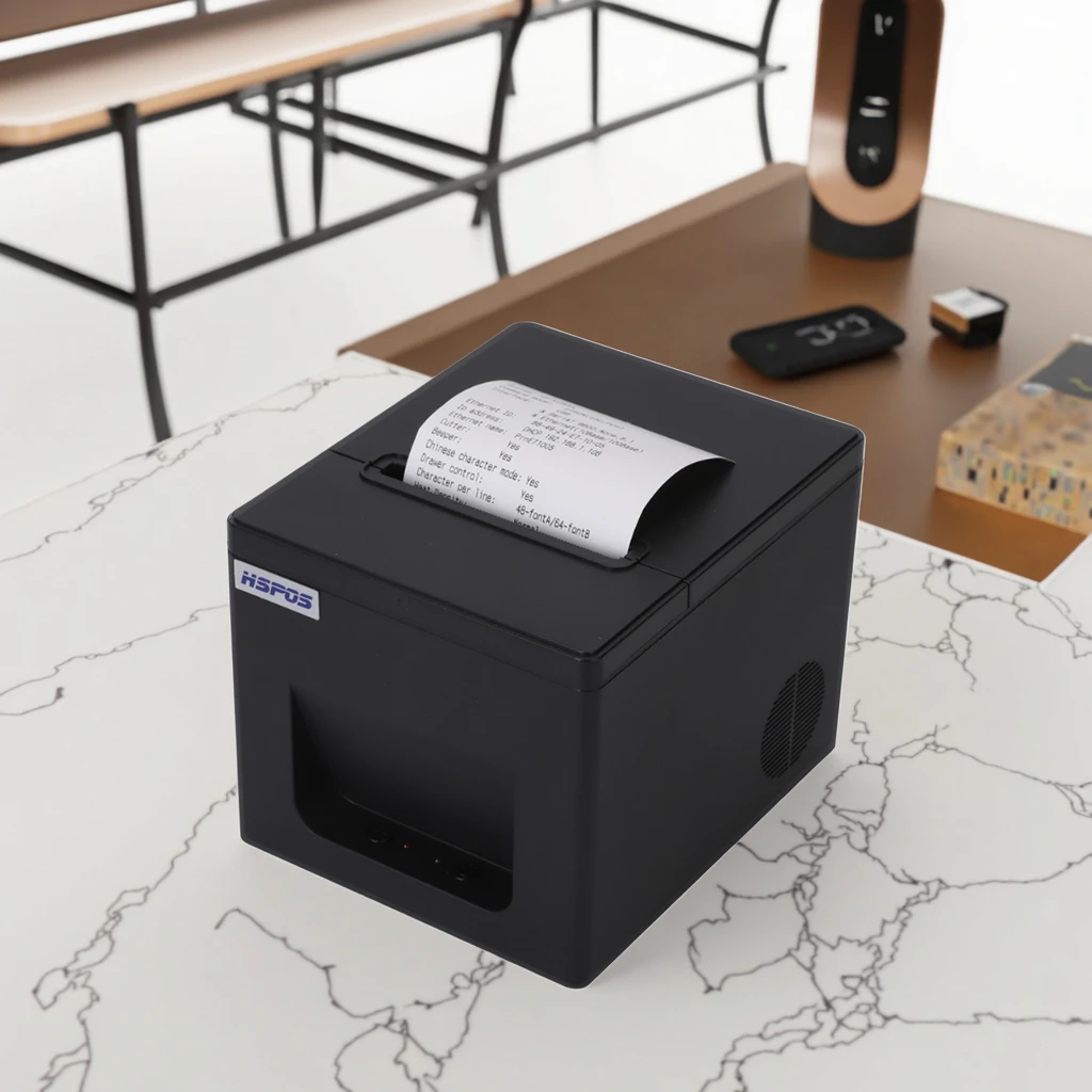 

Термопринтер ATU&UTV80mm с интерфейсами USB+LAN, быстрая печать 250 мм/с, простой черный корпус, недорогой