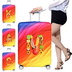 Luggage Cover Stretch Fabric Suitcase Protector Baggage Dust Case Cover Suitable for18-32 Inch Suitcase Case Fruit Series