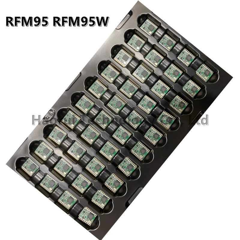 (5 szt.) oryginalny RFM95 RFM95W 868Mhz 915Mhz DSSS dispree spectrum bezprzewodowy moduł aparatu nadawczo-odbiorczego 20dBm 100mW SX127 SMD moduł lora