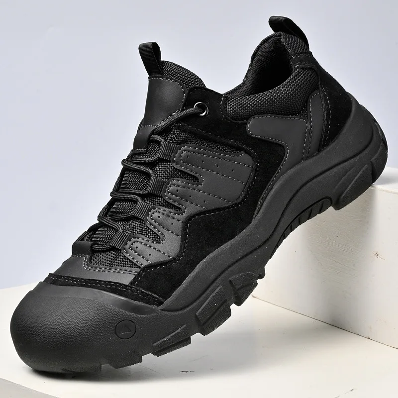 Men's large size soft-soled casual sports shoes, men's outdoor hiking casual shoes