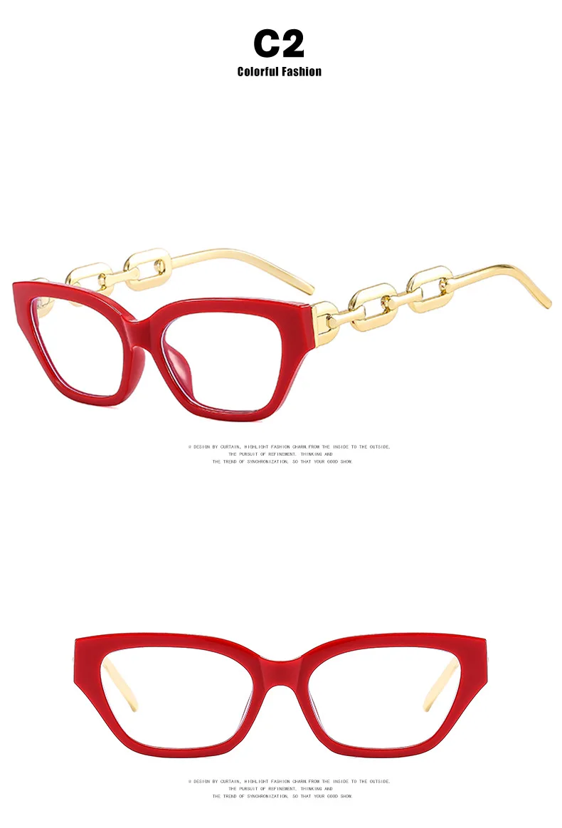 Marken design Mode Licht Scharnier Bein Brille Frauen Rahmen photo chrome Anti-Blaulicht-Lesebrille mit Dioptrien 1,0 1,5 2,5 – Detail 6